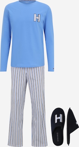 Pyjama long TOMMY HILFIGER en bleu : devant