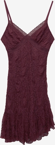 Pull&BearHaljina - crvena boja: prednji dio