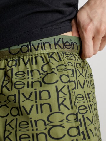 Pigiama corto di Calvin Klein Underwear in verde