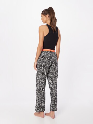 Calvin Klein Underwear Štandardný strih Pyžamové nohavice - Béžová