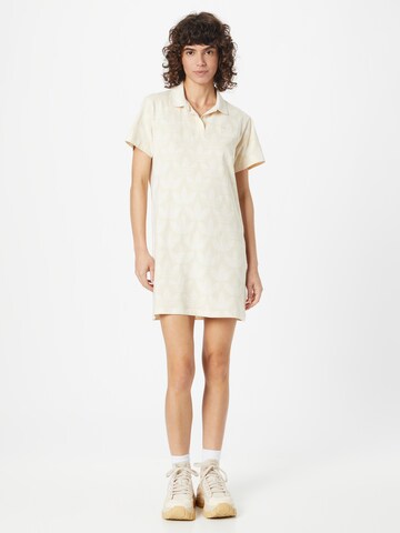 Rochie 'Trefoil Monogram' de la ADIDAS ORIGINALS pe alb: față