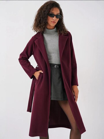 Manteau mi-saison Bigdart en rouge