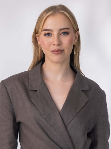 Orecchini 'Bow' di PURELEI in oro: frontale