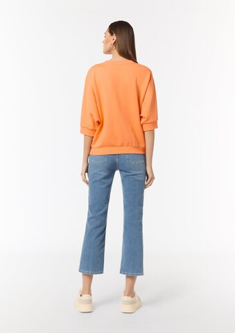 comma casual identity Sweatshirt in Orange: zadná strana