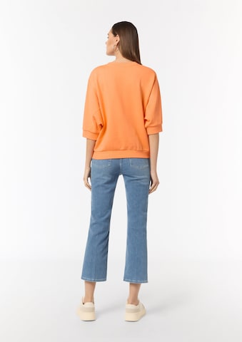 comma casual identity Sweatshirt in Oranje: terug