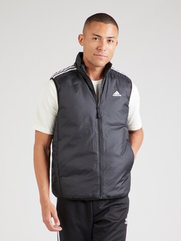 ADIDAS SPORTSWEAR Sportweste 'ESS' in Schwarz: Vorderseite