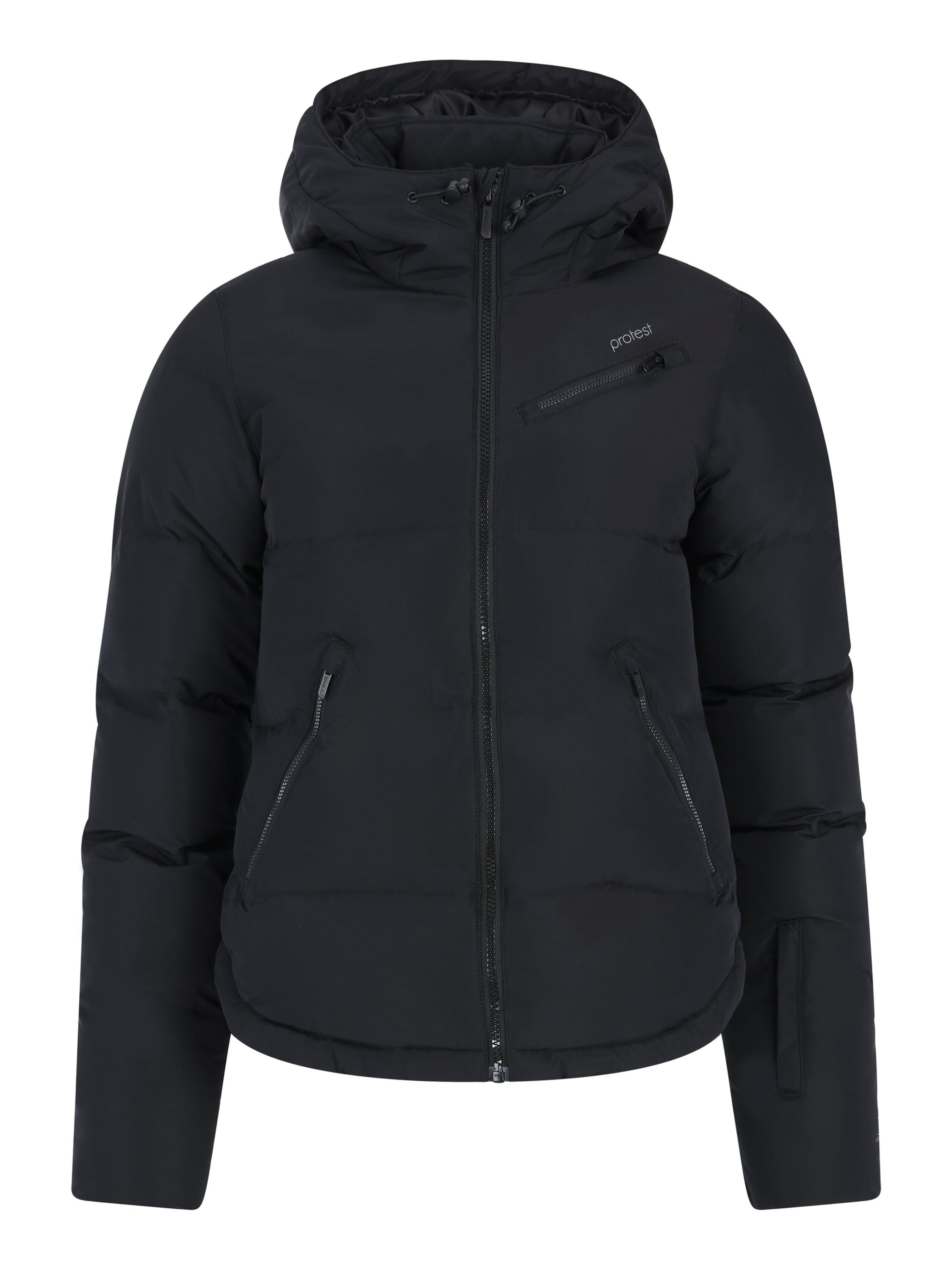 PROTEST Athletic Jacket 'PRTLUCID' in Black: front
