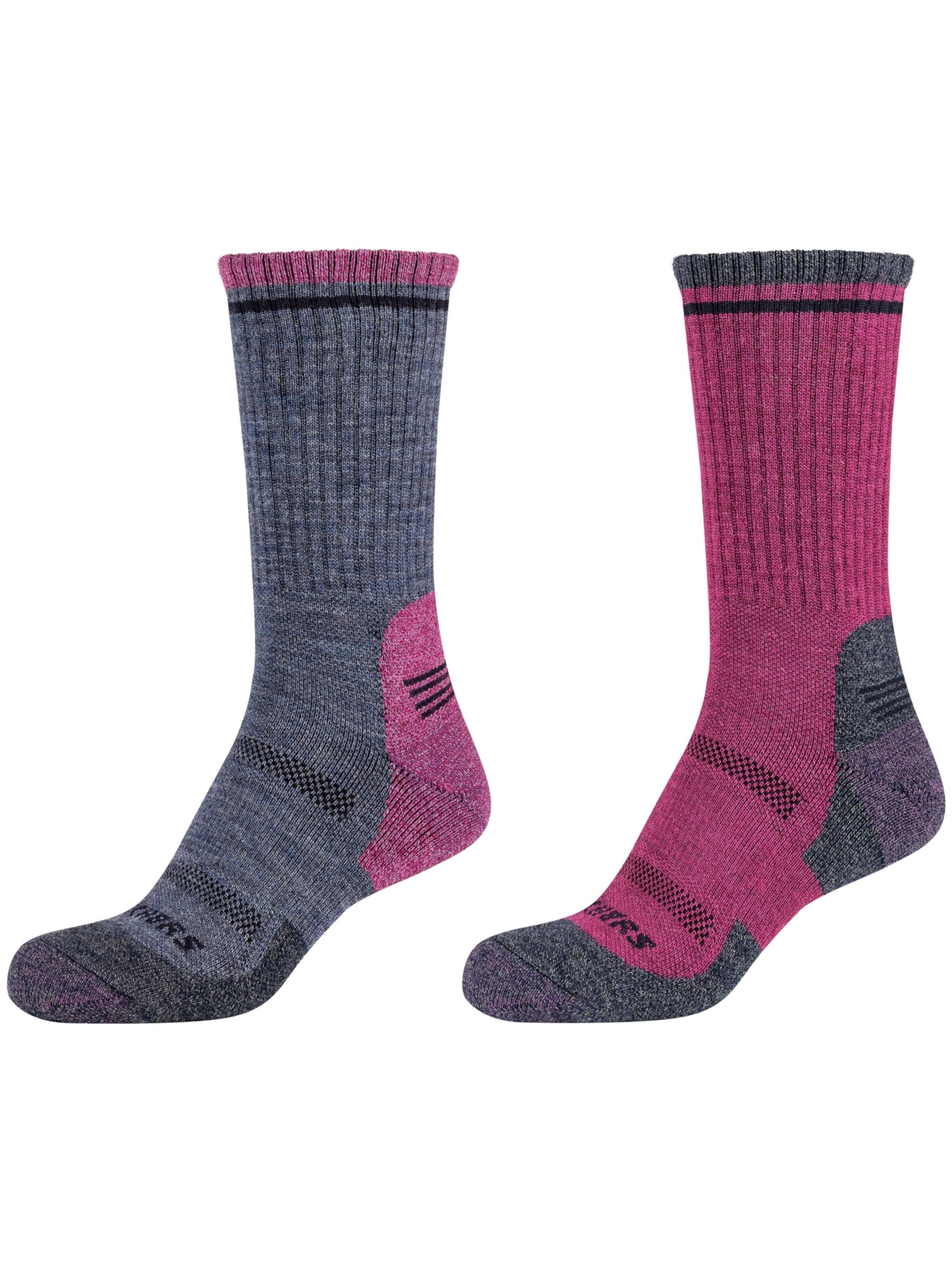 SKECHERS Socks 'Skechers 2PPK' in Pink: front