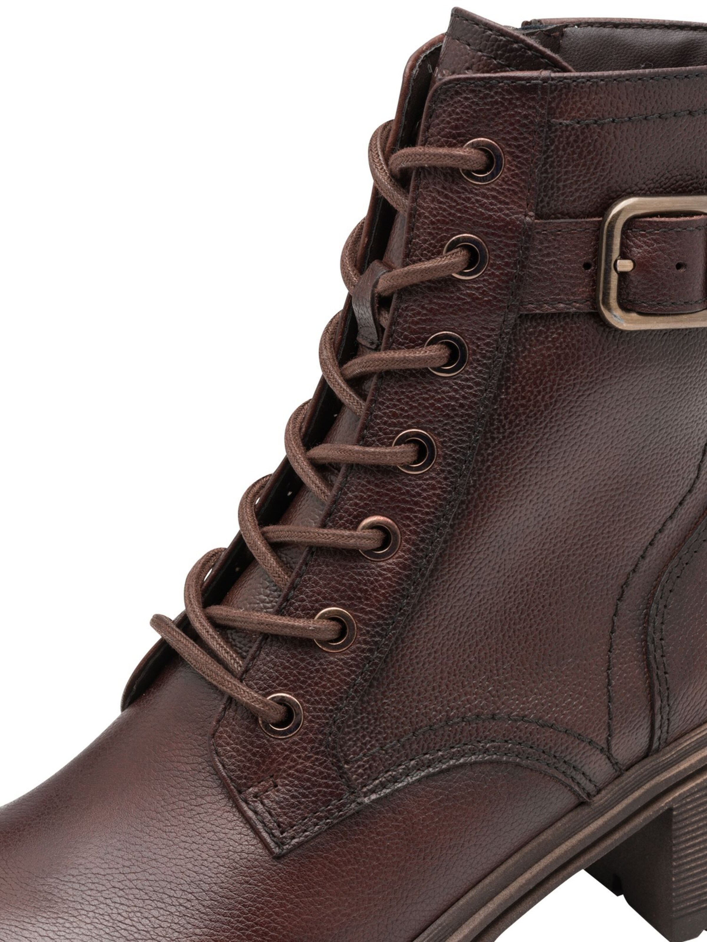 Bottines à lacets Tamaris en marron