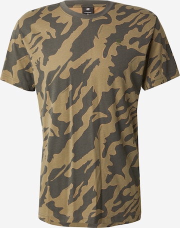 G-STAR Koszulka 'Island' w kolorze zielony: przód