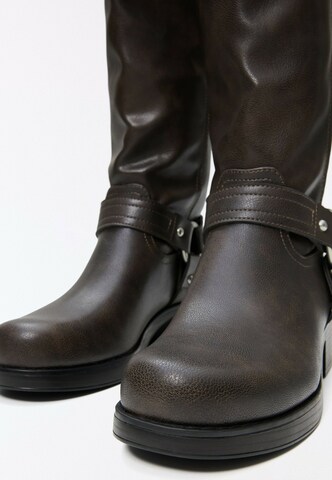 Stivale da cowboy di Bershka in marrone