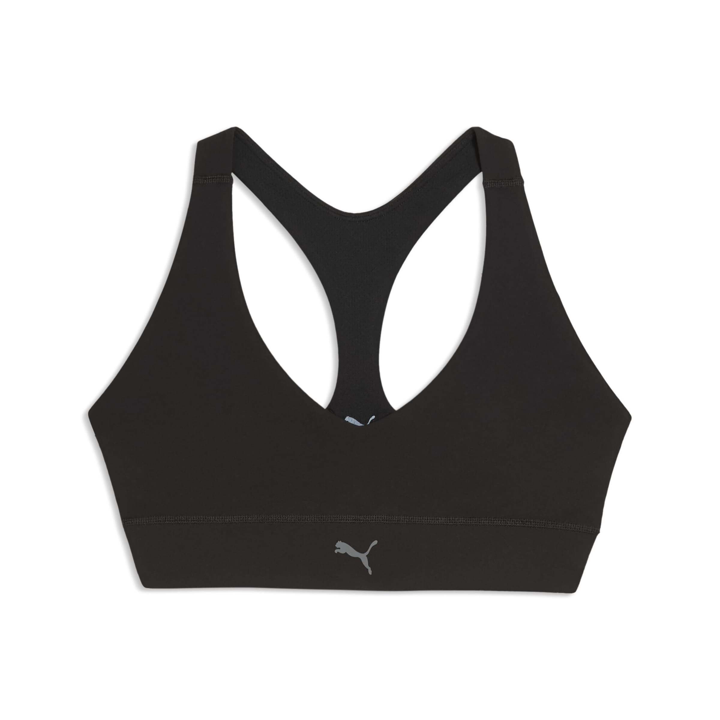 PUMA Sports bra 'Shapeluxe' in Black: front
