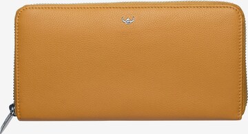 GOLDEN HEAD Wallet 'Madrid ' in Yellow: front