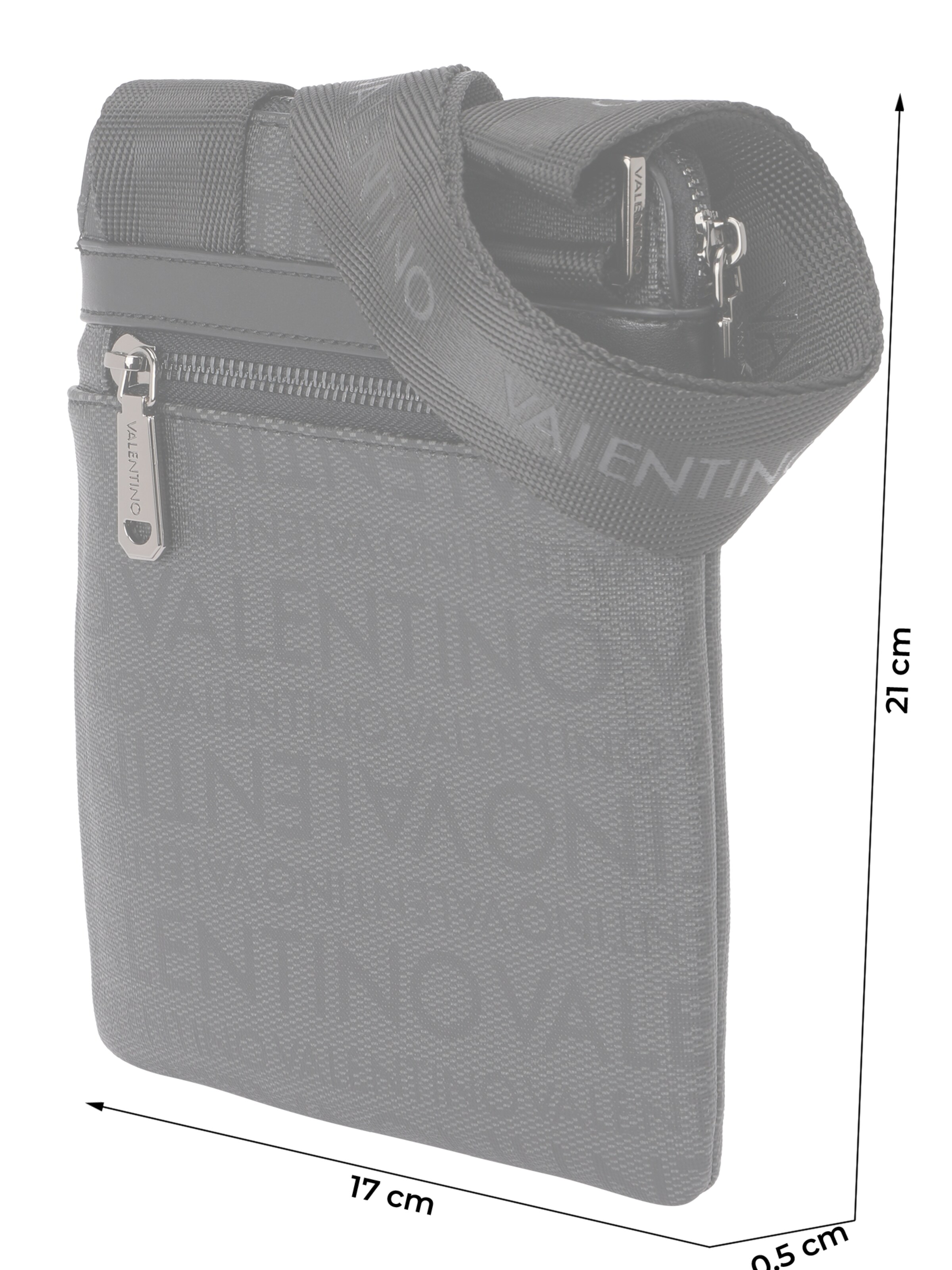 VALENTINO Skuldertaske i grå