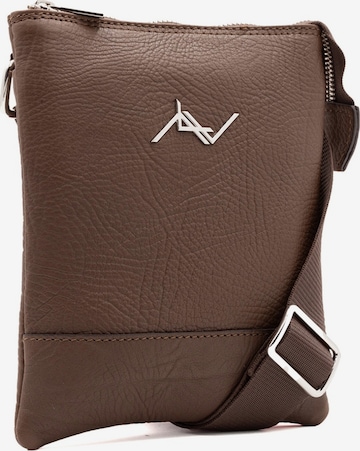 ALV By Alviero Martini Schoudertas in Bruin: voorkant