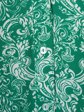 Zizzi Košilové šaty 'Bella' – zelená
