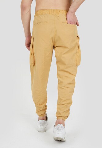 Tom Barron Tapered Broek in Geel