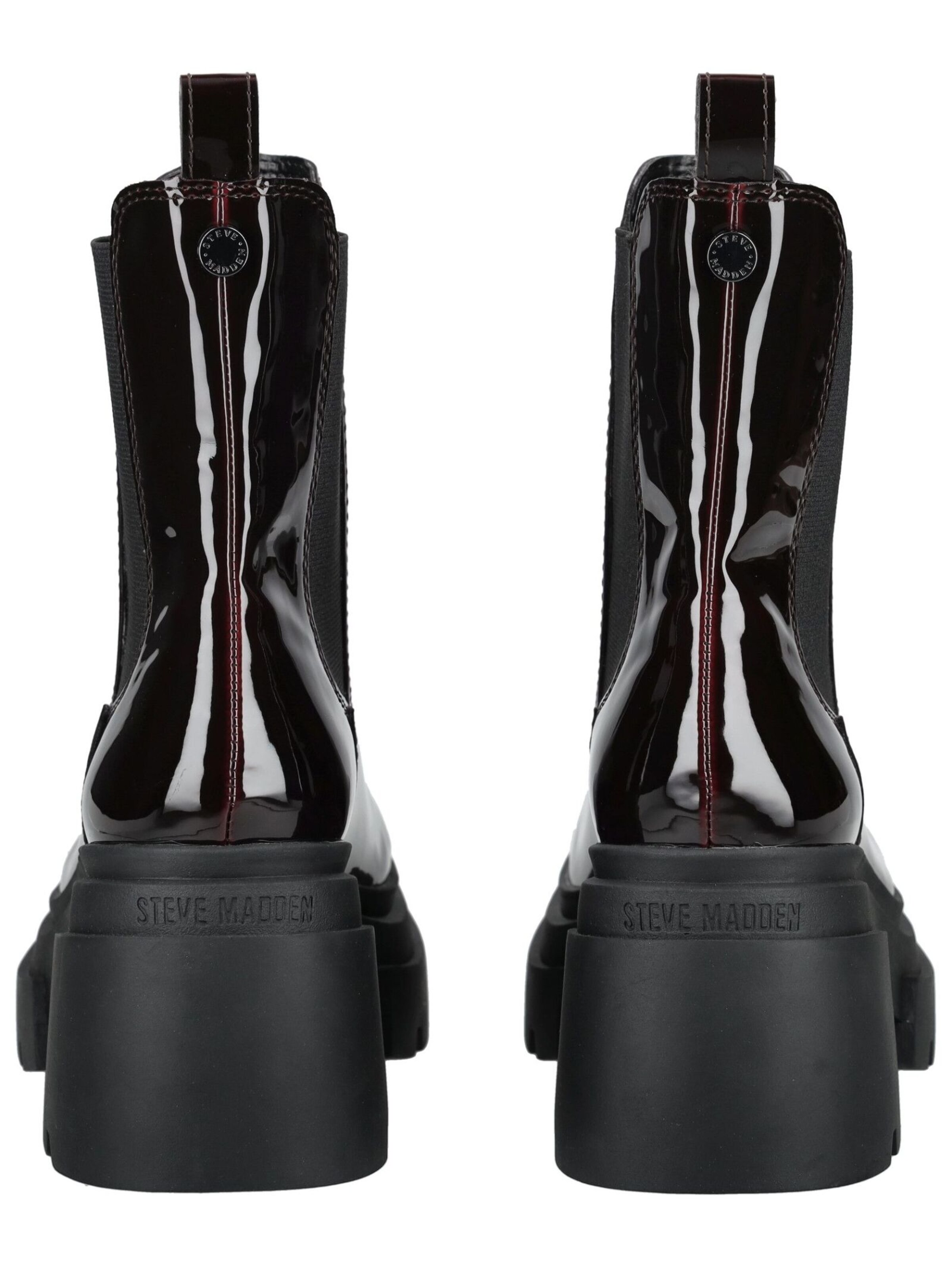 STEVE MADDEN Chelsea boots in Rood