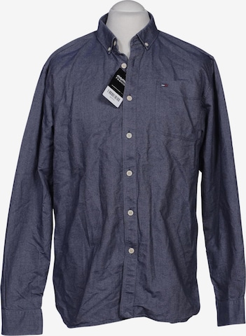 Tommy Jeans Hemd XL in Blau: Vorderseite