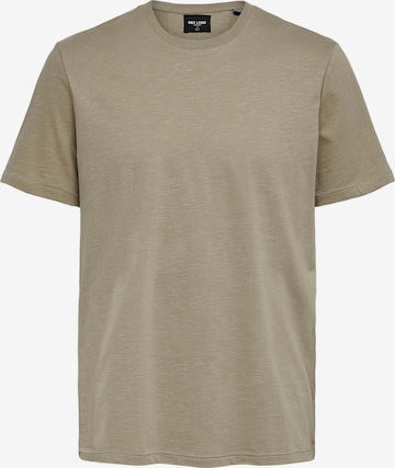 T-Shirt Only & Sons en beige : devant