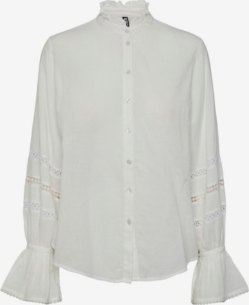 PIECES - Blusa 'ANNA' en blanco: frente