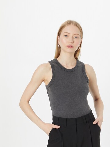 True Religion Top 'DIRECT' in Schwarz: Vorderseite
