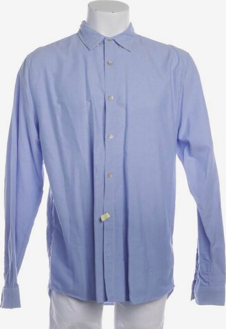 Closed Button Up Shirt in XL in Blue: front