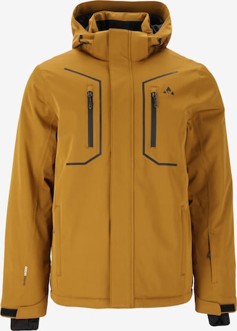 Whistler Outdoor jacket 'Carbon' in Yellow: front