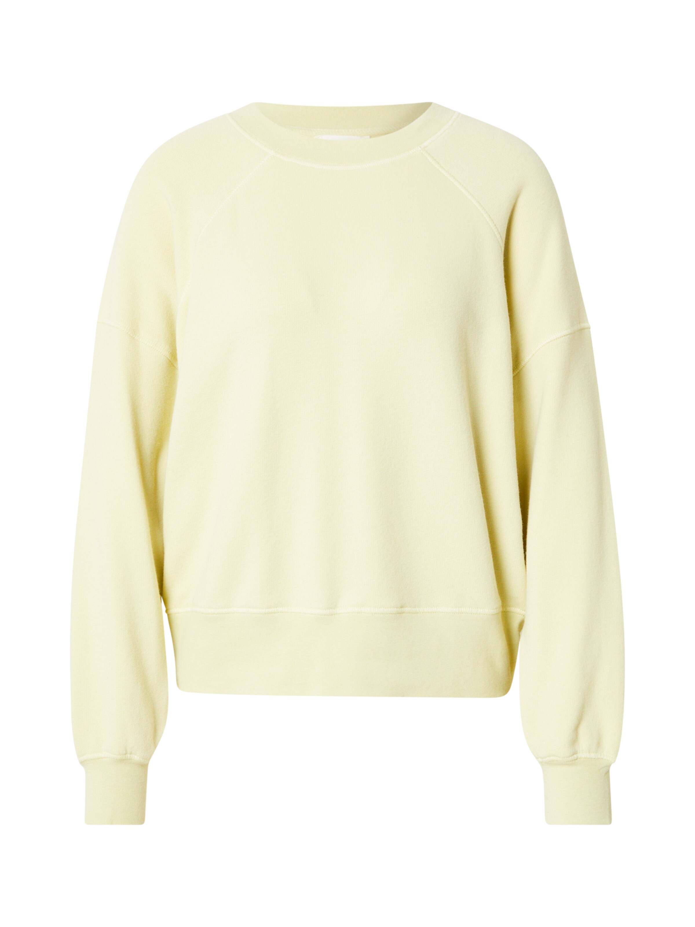 AMERICAN VINTAGE Sweatshirt 'ATUBAY' in Light yellow, Item view