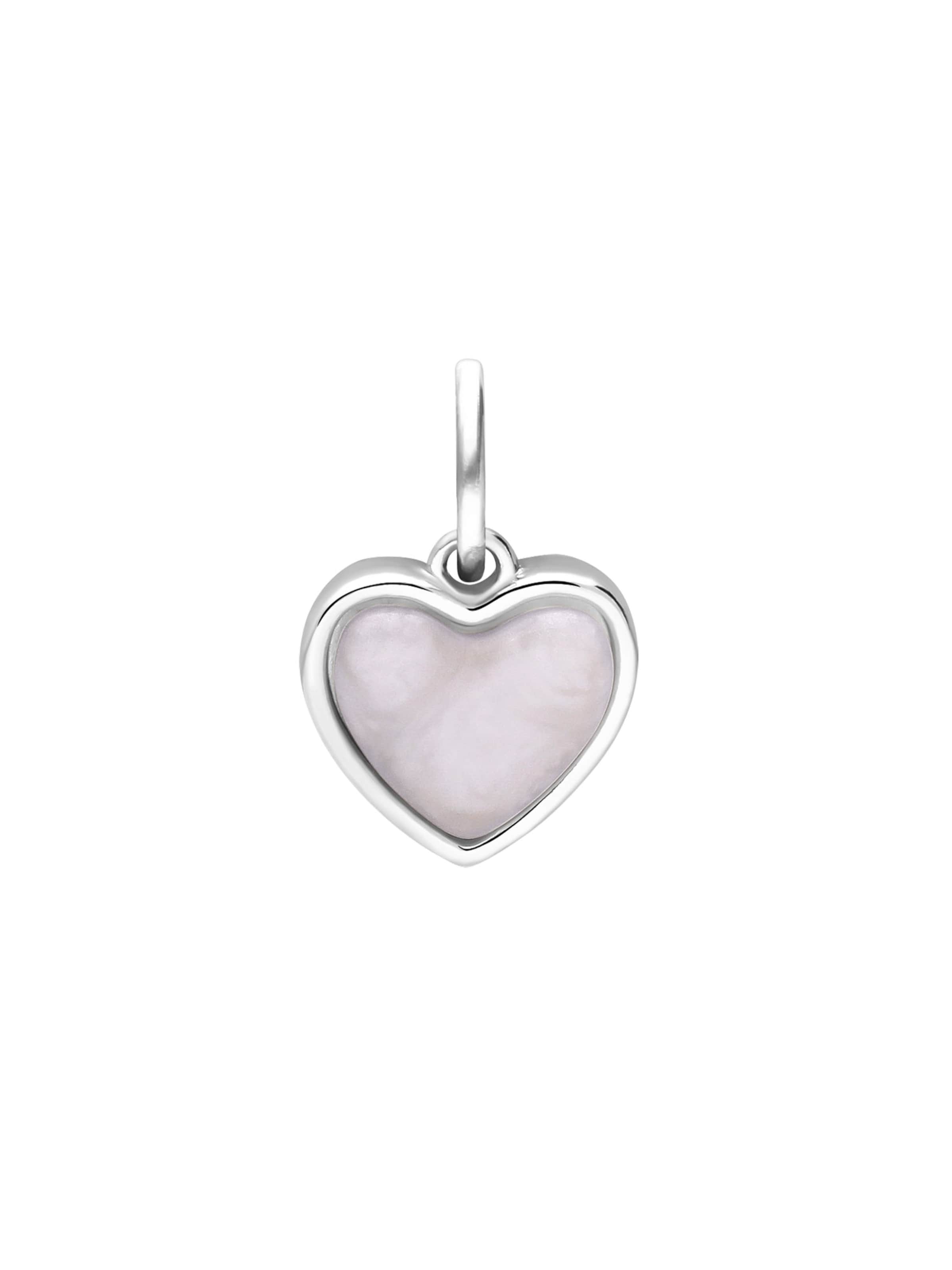 Pendentif Lucardi en argent : devant