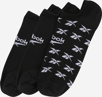 Reebok Classics Ankle Socks in Black / White, Item view