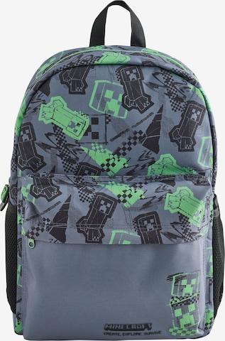 Sac à dos 'Minecraft' Next en gris : devant