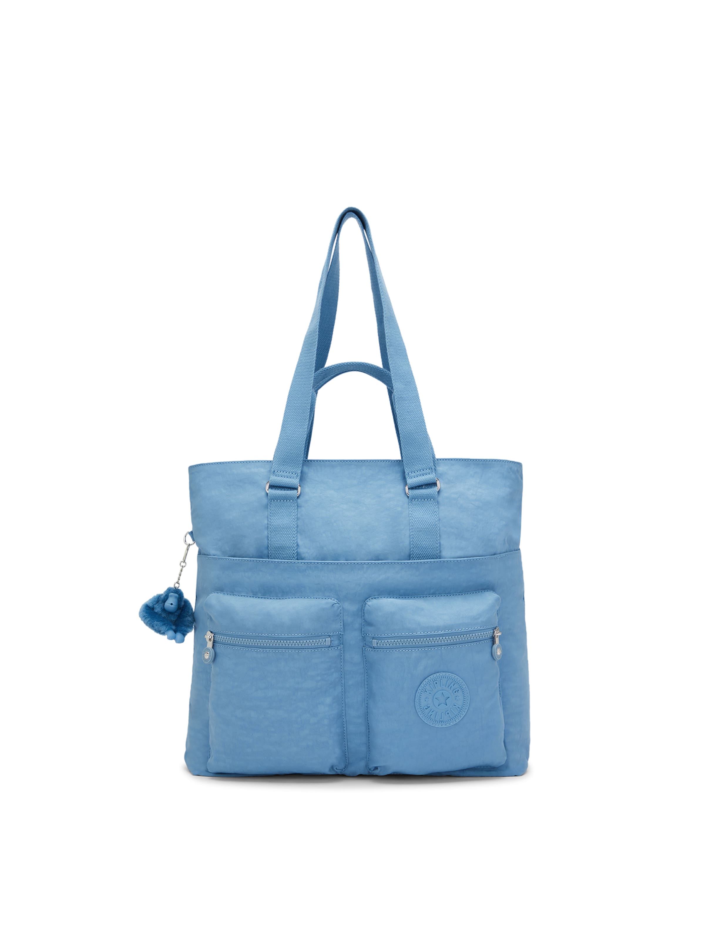 KIPLING - Bolso de hombro 'INDIA' en azul: frente