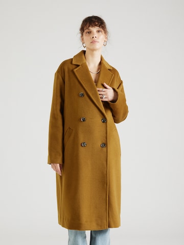 Masai Between-seasons coat 'Tacha' in Yellow: front