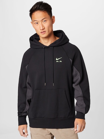 Nike Sportswear Sweatshirt 'Air' in Schwarz: predná strana