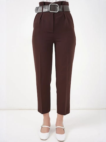regular Pantaloni con pieghe 'Hose' di Bigdart in marrone