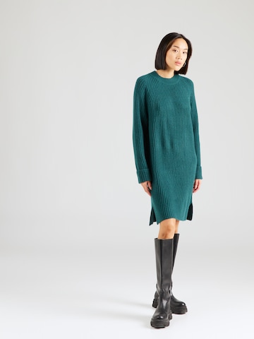ESPRIT Pletené šaty - Zelená: predná strana