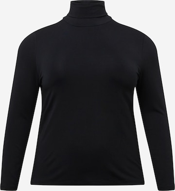 Lauren Ralph Lauren Plus Koszulka 'ALANA' w kolorze czarny: przód