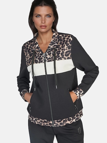 Navigazione Sweatvest in Beige: voorkant