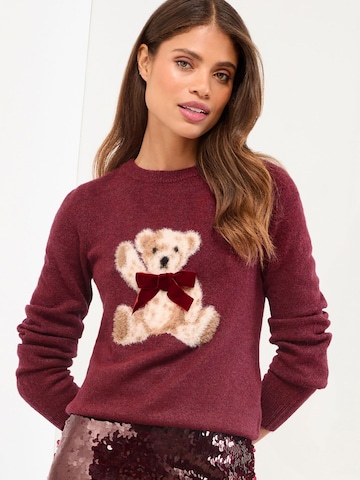 Lipsy Svetr – červená