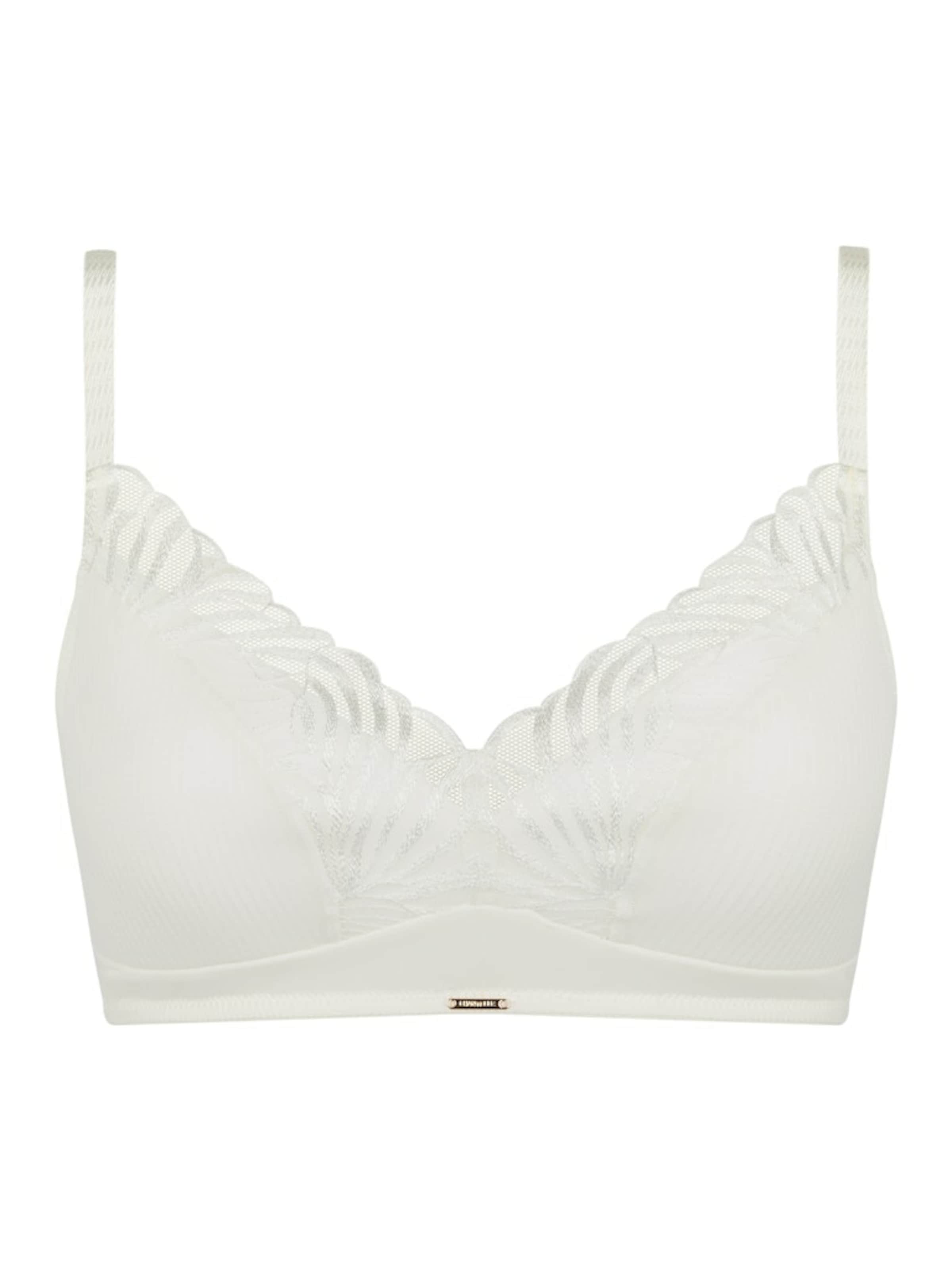 Chantelle Triangel BH in Weiß: Vorderseite