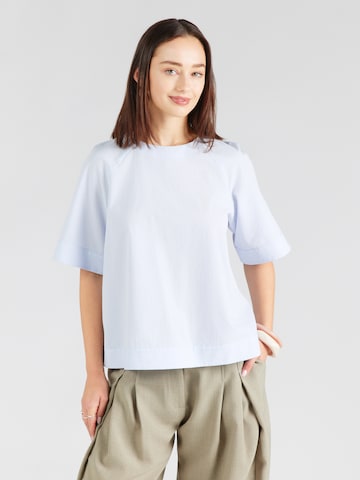 Chemisier 'RIDENTE' MM by Max Mara en bleu : devant