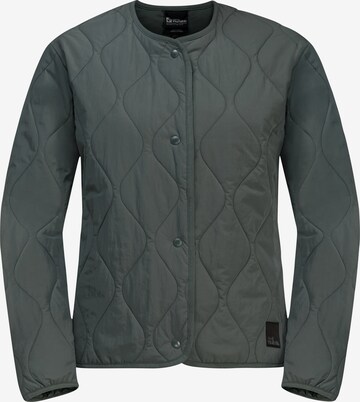 JACK WOLFSKIN Athletic Jacket in Green: front