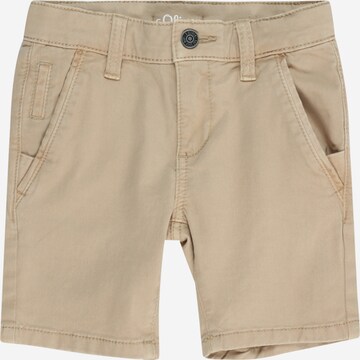 s.Oliver Slimfit Shorts in Beige: predná strana