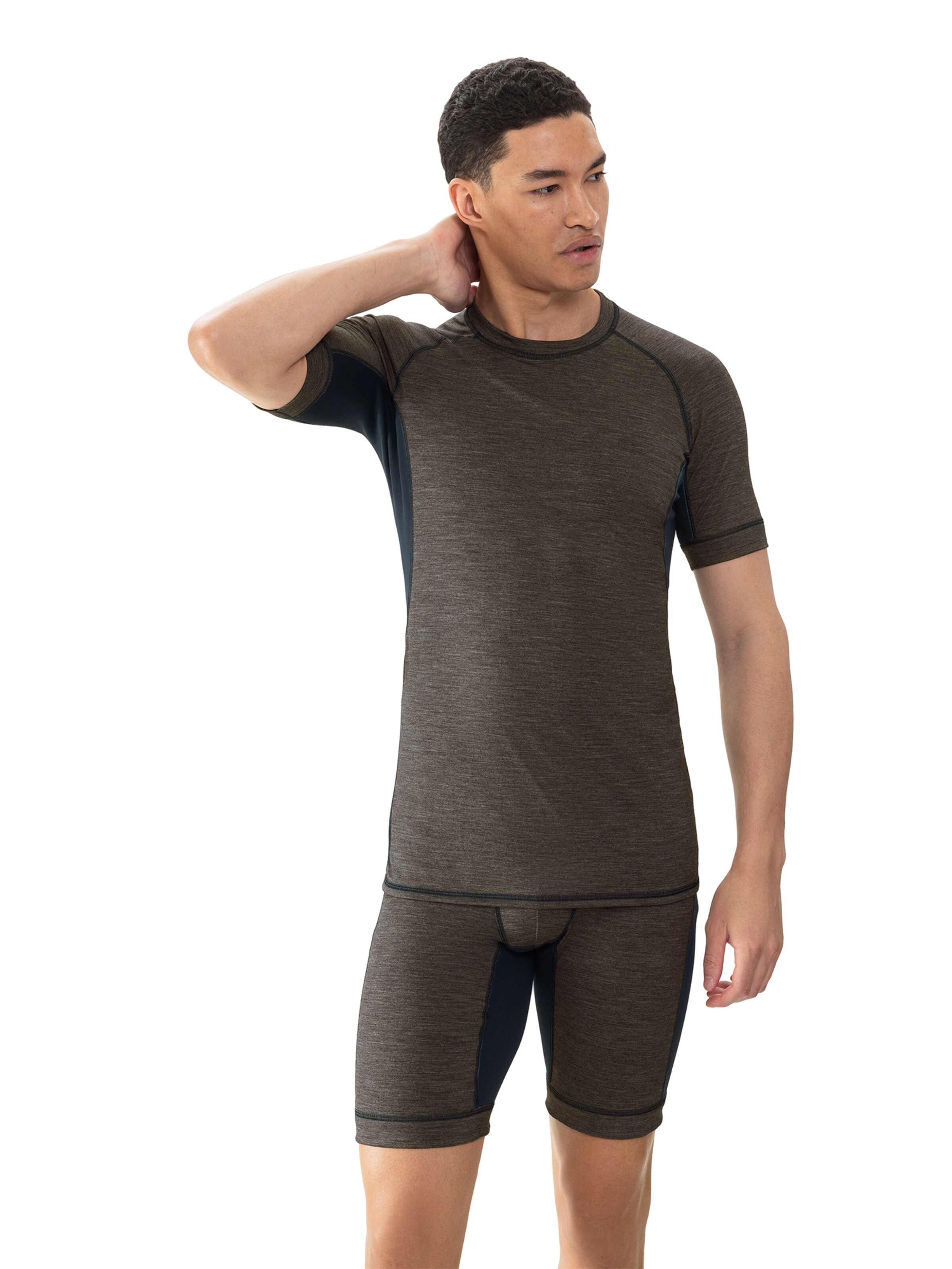 Mey Performance Shirt in Brown