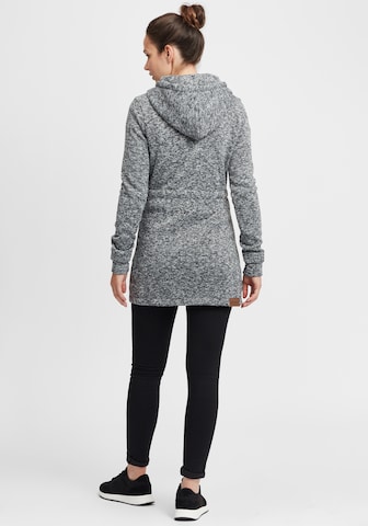 Oxmo Strickfleecejacke 'Thora' in Grau