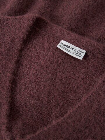 NAME IT Knit Cardigan 'NKFOLINA' in Purple