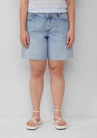 QS Regular Shorts in Blau: Vorderseite