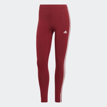 ADIDAS SPORTSWEAR Skinny Sporthose 'Essentials' in Rot