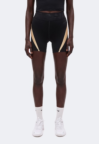 NIKE Skinny Spodnie sportowe 'NP' w kolorze czarny: przód